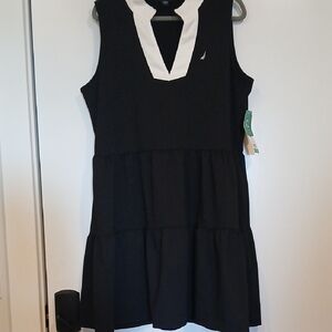 Nautica Jeans Dress in Black and White